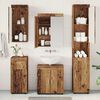 vidaXL Juego de muebles de ba&ntilde;o con caj&oacute;n TULUM Madera vieja