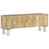 vidaXL Mueble para TV de madera maciza de mango 118x30x45 cm