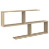 vidaXL Estante de pared Roble Sonoma 100 x 12 x 50,5 cm