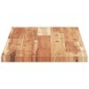 vidaXL Estante flotante 4 uds madera acacia acabado aceite 80x30x2 cm