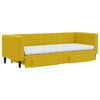 vidaXL Sofá cama nido con cajones terciopelo amarillo 80x200 cm