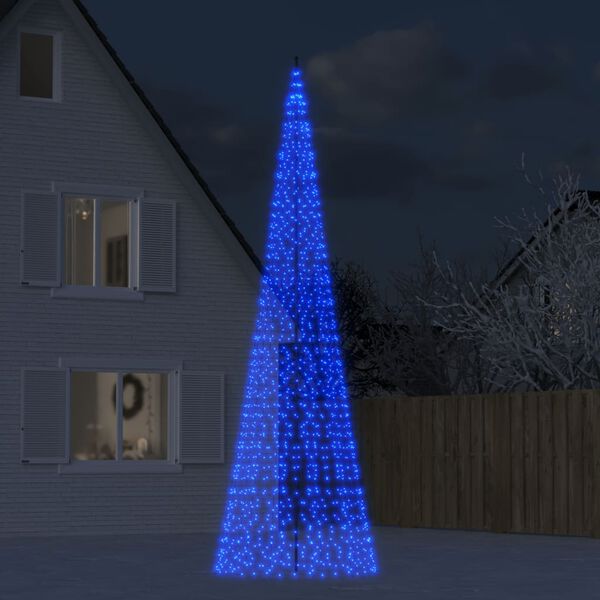 vidaXL &Aacute;rbol de Navidad 1534 LED azul 500 cm