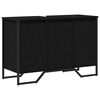 vidaXL Gabinete de Lavabo para Ba&ntilde;o Roble Negro 91 x 35 x 60 cm