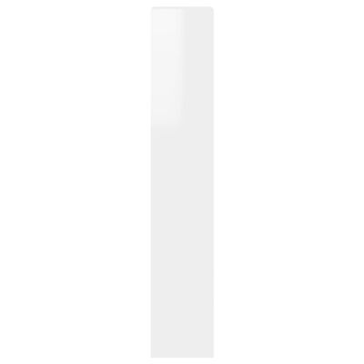 vidaXL Estantería/divisor de espacios blanco brillante 40x30x166 cm