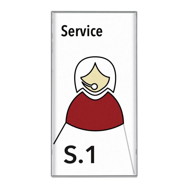 MOEDEL Cartel de puerta Kairo 7,5x14,9x1 cm gris 5 unidades