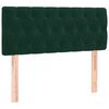 vidaXL Cama box spring con colch&oacute;n terciopelo verde oscuro 90x190 cm