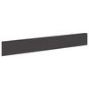 vidaXL Borde de C&eacute;sped 10 uds. 100 x 15 cm Acero Negro