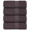vidaXL Toallitas de ba&ntilde;o FROGN 4 uds antracita 15x21 cm 360 g/m&sup2;