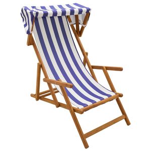 vidaXL Silla de terraza 3 Posici&oacute;n Madera de Eucalipto Maciza