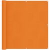 vidaXL Pantalla de Balc&oacute;n 110 x 500 cm Tela Oxford Rectangular Naranja