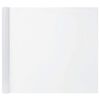 vidaXL Lámina de ventana esmerilada PVC blanco 90x2000 cm