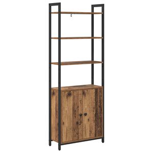 vidaXL Estanter&iacute;a para libros 6 niveles 60 x 24 x 161 cm Madera Vieja