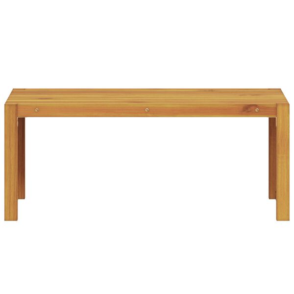 vidaXL Banco de jard&iacute;n Marr&oacute;n 110 x 30 x 45 cm Madera de teca maciza