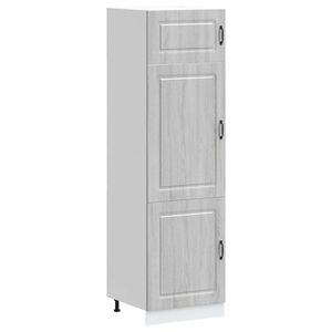 vidaXL Armario de cocina Kalmar madera contrachapada sonoma gris