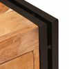 vidaXL Vitrina Marrón 66 x 33 x 70 cm madera maciza de acacia