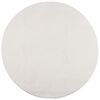 vidaXL Alfombra de pelo corto look escandinavo IZA crema &Oslash; 120 cm