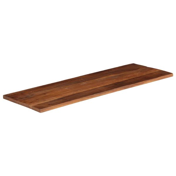 vidaXL Tablero mesa rectangular madera maciza reciclada 140x50x2,5 cm