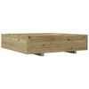 vidaXL Jardinera de madera de pino impregnada 100x100x26,5 cm