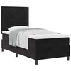 vidaXL Cama tipo Box Spring con cabecera Negro 90 x 190 cm Terciopelo