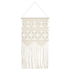 vidaXL Adorno de pared de macram&eacute; algod&oacute;n 40x80 cm