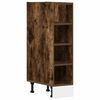 vidaXL Armario bajo Riga Roble ahumado 20x44,5x81,5 cm