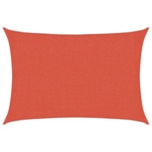 vidaXL Toldo de vela terracota HDPE 160 g/m&sup2; 2x3 m