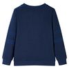 Sudadera infantil azul marino m&eacute;lange 128