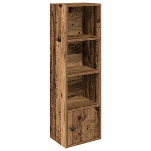 vidaXL Estanter&iacute;a madera de ingenier&iacute;a color envejecido 31x24x102 cm