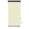 vidaXL Estor enrollable de exterior color crema 80x250 cm