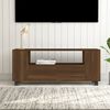 vidaXL Mueble para TV madera contrachapada marrón roble 120x35x48 cm