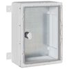 vidaXL Armario de Control Gris 32 x 13 x 33 cm Pl&aacute;stico ABS