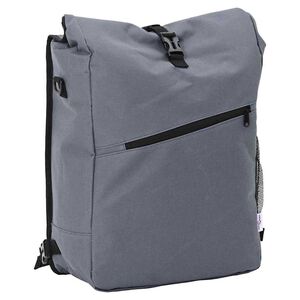 vidaXL Bolsa de bicicleta Gris 33 x 16 x 48 cm Poliéster