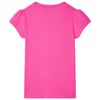 Camiseta infantil rosa oscuro 116