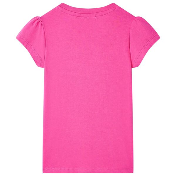 Camiseta infantil rosa oscuro 116