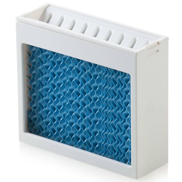 DOMO Enfriador de aire de mesa 21 cm 6 W gris y blanco