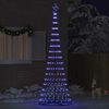 vidaXL &Aacute;rbol de Navidad LED Azul 100.5 x 100.5 x 302.5 cm Metal