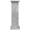 vidaXL Pedestal expositor con almacenaje gris hormig&oacute;n 31x30x90 cm