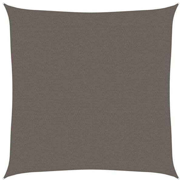 vidaXL Toldo de vela gris antracita HDPE 160 g/m² 4x4 m