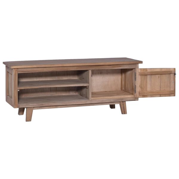 vidaXL Mueble para TV madera maciza de teca 100x30x40 cm
