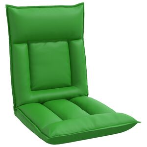 vidaXL Silla de suelo Gris 55 x 61 x 70 cm Cuero sint&eacute;tico