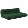 vidaXL Coj&iacute;n para Sof&aacute; Pallet 2 pcs Verde 120 x 80 x 38 cm Tela