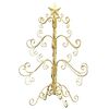 vidaXL &Aacute;rbol de Navidad de metal Dorado 61 cm