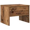 vidaXL Armario de Noche 2 pcs Madera vieja 40 x 40 x 30 cm