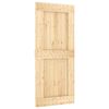 vidaXL Puerta corredera con herrajes madera maciza de pino 90x210 cm