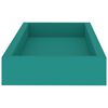 vidaXL Estantes de pared Loggia 4 uds azul MDF 40x15x4 cm