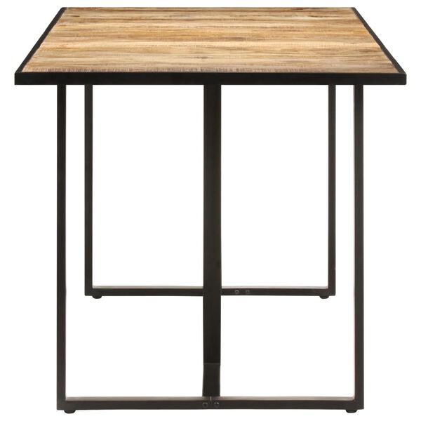 vidaXL Mesa de comedor madera de mango rugosa 200 cm