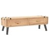 vidaXL Mueble para TV madera maciza de abeto 120x33x35 cm