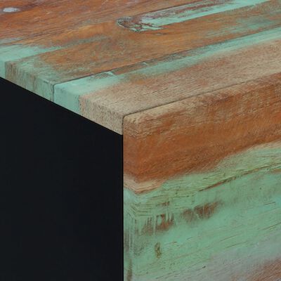 vidaXL Mesita de noche de madera maciza reciclada 40x33x46 cm