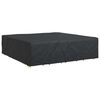 vidaXL Funda para muebles Liso Negro 260 x 260 x 90 cm 600D