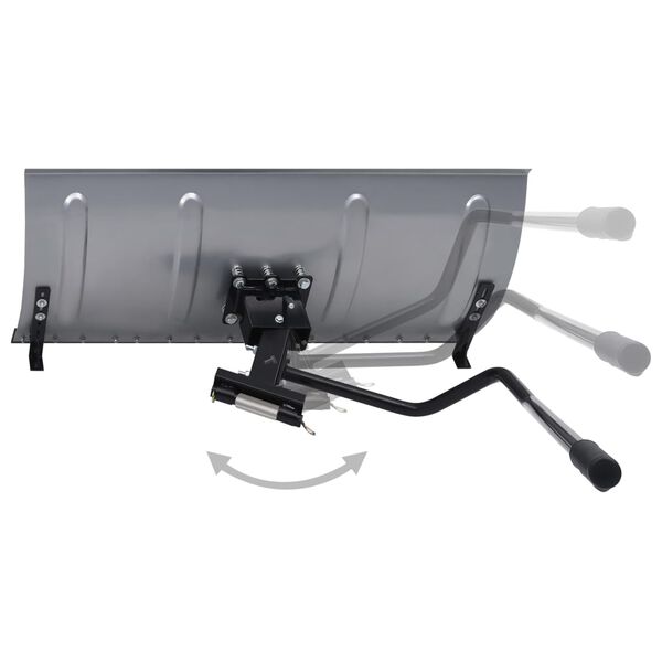 vidaXL Pala quitanieves para cortacésped 100 cm